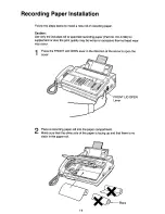 Предварительный просмотр 16 страницы Panasonic KX-F50 Operating Instructions Manual