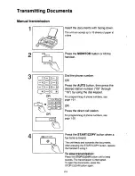 Предварительный просмотр 34 страницы Panasonic KX-F50 Operating Instructions Manual