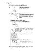 Предварительный просмотр 49 страницы Panasonic KX-F50 Operating Instructions Manual