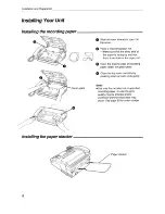 Предварительный просмотр 8 страницы Panasonic KX-F500 User Manual