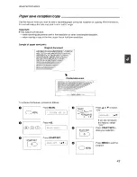 Предварительный просмотр 43 страницы Panasonic KX-F500 User Manual