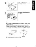 Предварительный просмотр 19 страницы Panasonic KX-F5000 Operating Instructions Manual