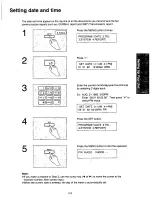 Предварительный просмотр 29 страницы Panasonic KX-F5000 Operating Instructions Manual