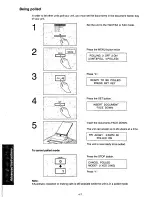 Предварительный просмотр 70 страницы Panasonic KX-F5000 Operating Instructions Manual