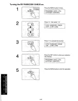 Предварительный просмотр 84 страницы Panasonic KX-F5000 Operating Instructions Manual