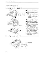 Preview for 8 page of Panasonic KX-F550 Operating Instructions Manual