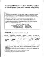 Preview for 2 page of Panasonic KX-F555 Operating Instructions Manual