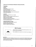 Preview for 3 page of Panasonic KX-F555 Operating Instructions Manual