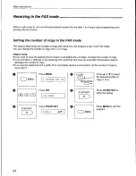 Preview for 24 page of Panasonic KX-F555 Operating Instructions Manual