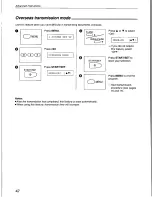 Preview for 42 page of Panasonic KX-F555 Operating Instructions Manual