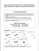 Preview for 2 page of Panasonic KX-F700 Operating Instructions Manual