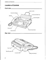 Preview for 6 page of Panasonic KX-F700 Operating Instructions Manual