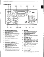 Предварительный просмотр 7 страницы Panasonic KX-F700 Operating Instructions Manual