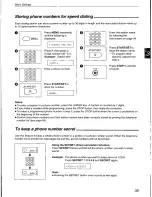 Предварительный просмотр 39 страницы Panasonic KX-F700 Operating Instructions Manual