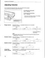 Preview for 12 page of Panasonic KX-F700C Operating Instructions Manual