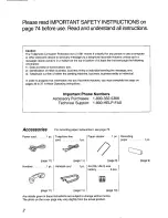 Preview for 2 page of Panasonic KX-F750 Operating Instructions Manual