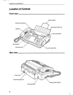 Preview for 6 page of Panasonic KX-F750 Operating Instructions Manual