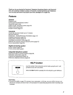 Предварительный просмотр 3 страницы Panasonic KX-F755 Operating Instructions Manual