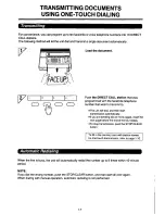 Предварительный просмотр 20 страницы Panasonic KX-F80 Operating Instructions Manual