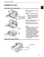 Preview for 9 page of Panasonic KX-F850 Operating Instructions Manual