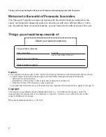 Preview for 2 page of Panasonic KX-F880 Operating Instructions Manual