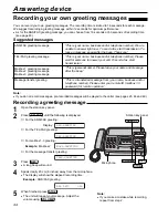 Preview for 44 page of Panasonic KX-F880 Operating Instructions Manual