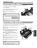 Preview for 75 page of Panasonic KX-F880 Operating Instructions Manual