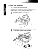 Предварительный просмотр 18 страницы Panasonic KX-F95BA Operating Instructions Manual