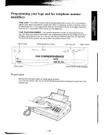 Предварительный просмотр 29 страницы Panasonic KX-F95BA Operating Instructions Manual