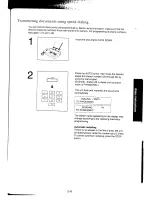 Предварительный просмотр 47 страницы Panasonic KX-F95BA Operating Instructions Manual