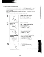 Предварительный просмотр 87 страницы Panasonic KX-F95BA Operating Instructions Manual