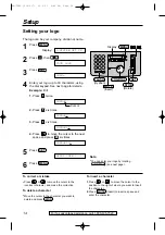 Preview for 14 page of Panasonic KX-FA50 Operating Instructions Manual