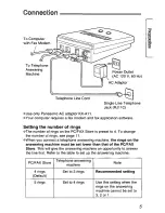 Предварительный просмотр 5 страницы Panasonic KX-FB40 Operating Instructions Manual