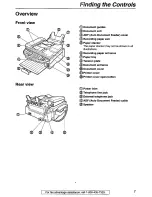 Preview for 7 page of Panasonic KX-FB421 Operating Instuctions