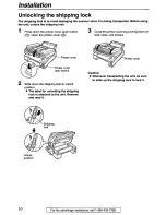 Preview for 10 page of Panasonic KX-FB421 Operating Instuctions