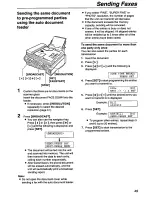 Preview for 49 page of Panasonic KX-FB421 Operating Instuctions