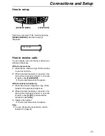 Preview for 21 page of Panasonic KX-FB422CX Operating Instructions Manual