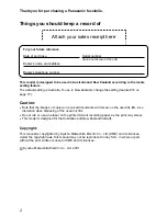 Preview for 2 page of Panasonic KX-FC175AL Operating Instructions Manual