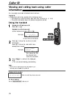 Предварительный просмотр 34 страницы Panasonic KX-FC175AL Operating Instructions Manual