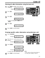 Предварительный просмотр 37 страницы Panasonic KX-FC175AL Operating Instructions Manual