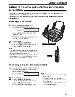 Preview for 39 page of Panasonic KX-FC175AL Operating Instructions Manual