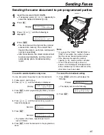 Preview for 45 page of Panasonic KX-FC175AL Operating Instructions Manual