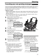 Предварительный просмотр 57 страницы Panasonic KX-FC175AL Operating Instructions Manual