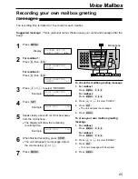 Предварительный просмотр 65 страницы Panasonic KX-FC175AL Operating Instructions Manual