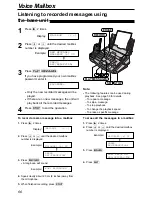 Предварительный просмотр 66 страницы Panasonic KX-FC175AL Operating Instructions Manual