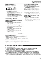 Preview for 85 page of Panasonic KX-FC175AL Operating Instructions Manual