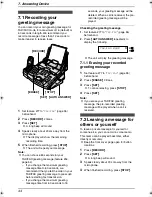 Предварительный просмотр 46 страницы Panasonic KX-FC195AL Operating Instructions Manual