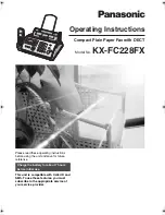 Panasonic KX-FC228FX Operating Instructions Manual preview