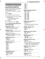 Preview for 73 page of Panasonic KX-FC231NZ Operating Instructions Manual