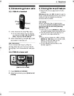 Предварительный просмотр 33 страницы Panasonic KX-FC235E Operating Instructions Manual